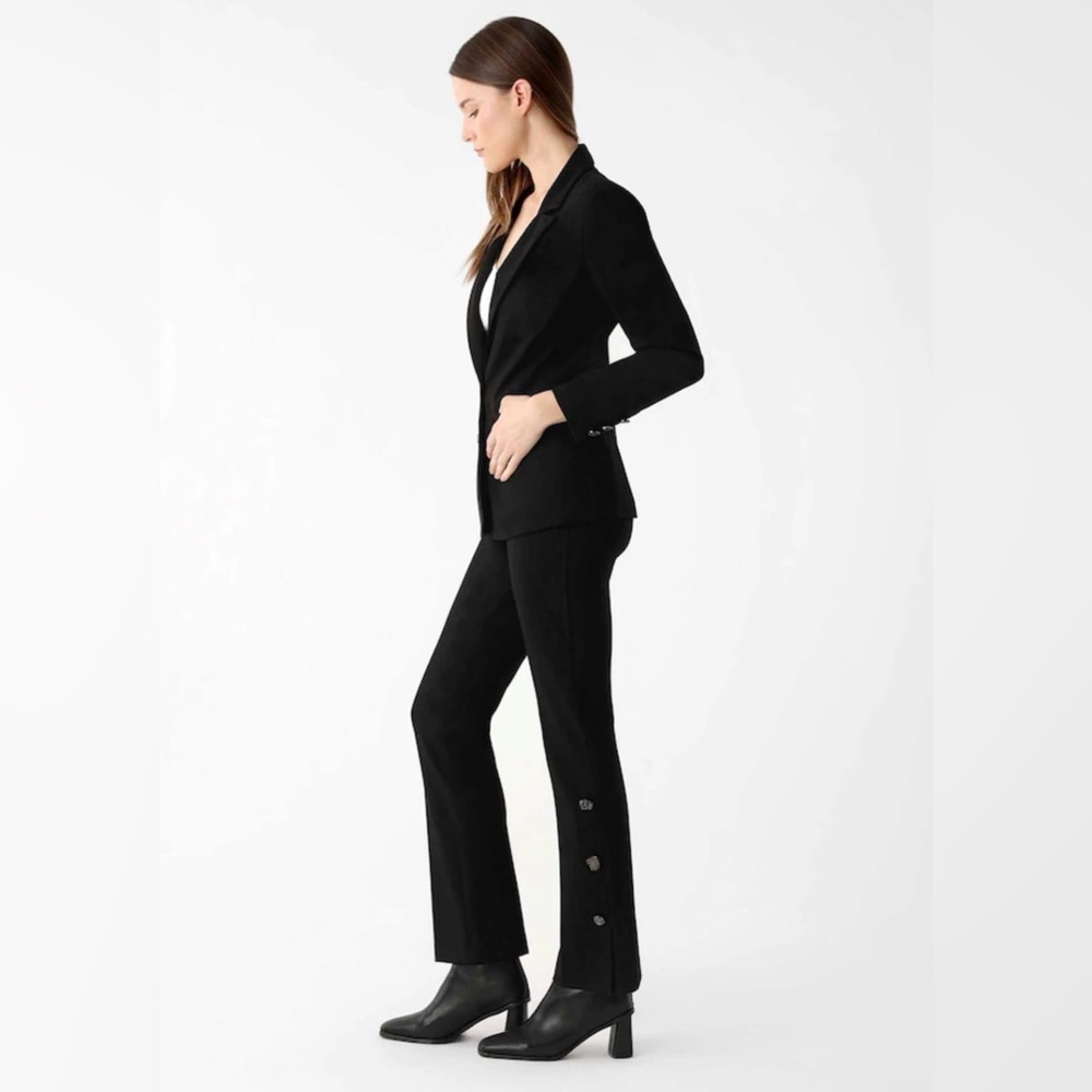 Lisette | Hollywood Mini Flare Pant with Button Detail
